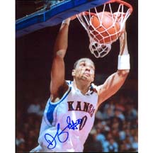 8" X 10" Autographed Photo - Kansas Jayhawks, Drew Gooden